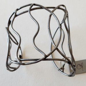 Steel Wire and Cubic Zirconia Bracelet